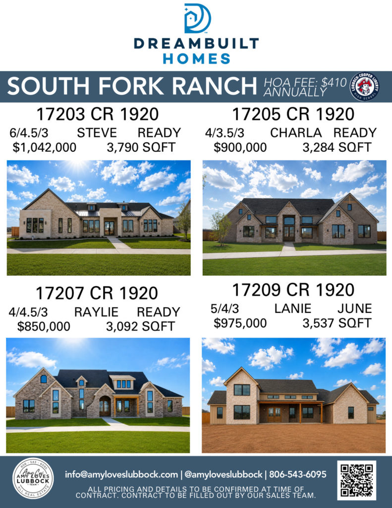 DreamBuilt Homes flyer